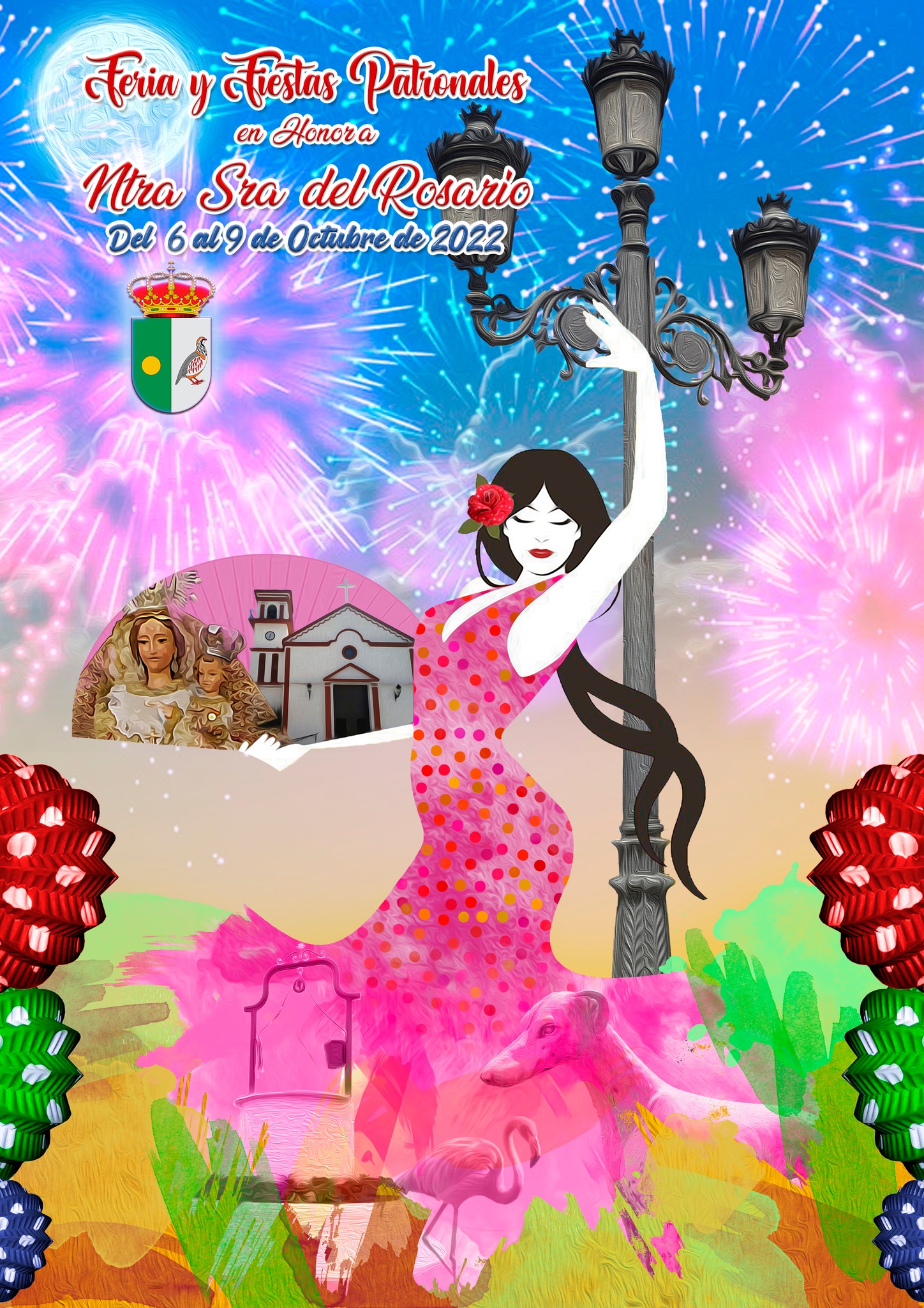 Feria y fiestas patronales en honor a Nuestra Señora del Rosario 2022 La Lantejuela